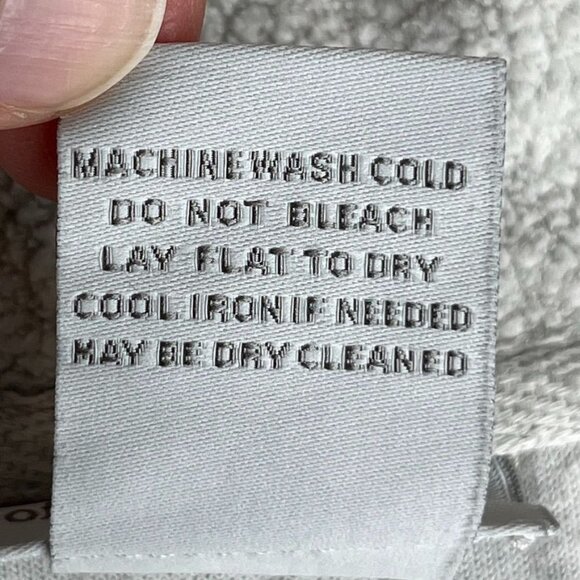 Soft Surroundings Ladies Reverse Fleece Pullover Tunic Size S Gray - Picture 8 of 8